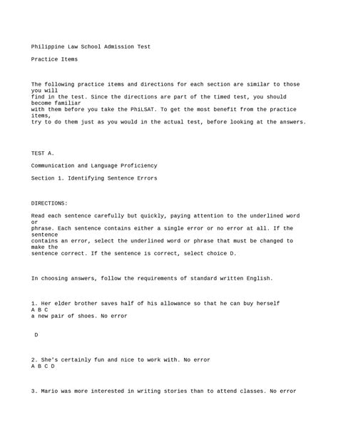 philsat practice test|Frequently Ask Questions .
